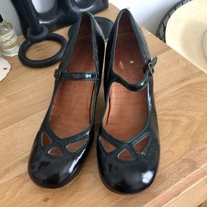 Chie Mihara Green Leather Mary Janes 39